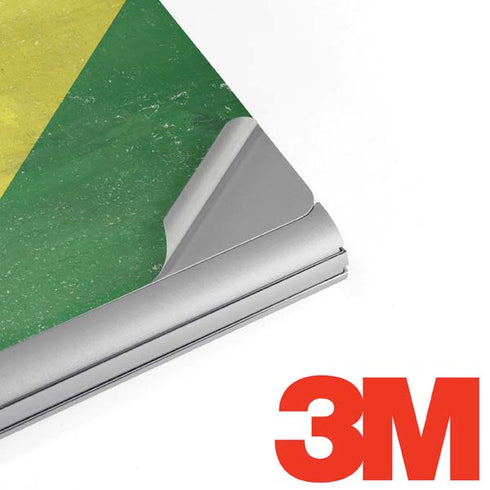 Brazil Flag Distressed Surface Book 2 15in Skin